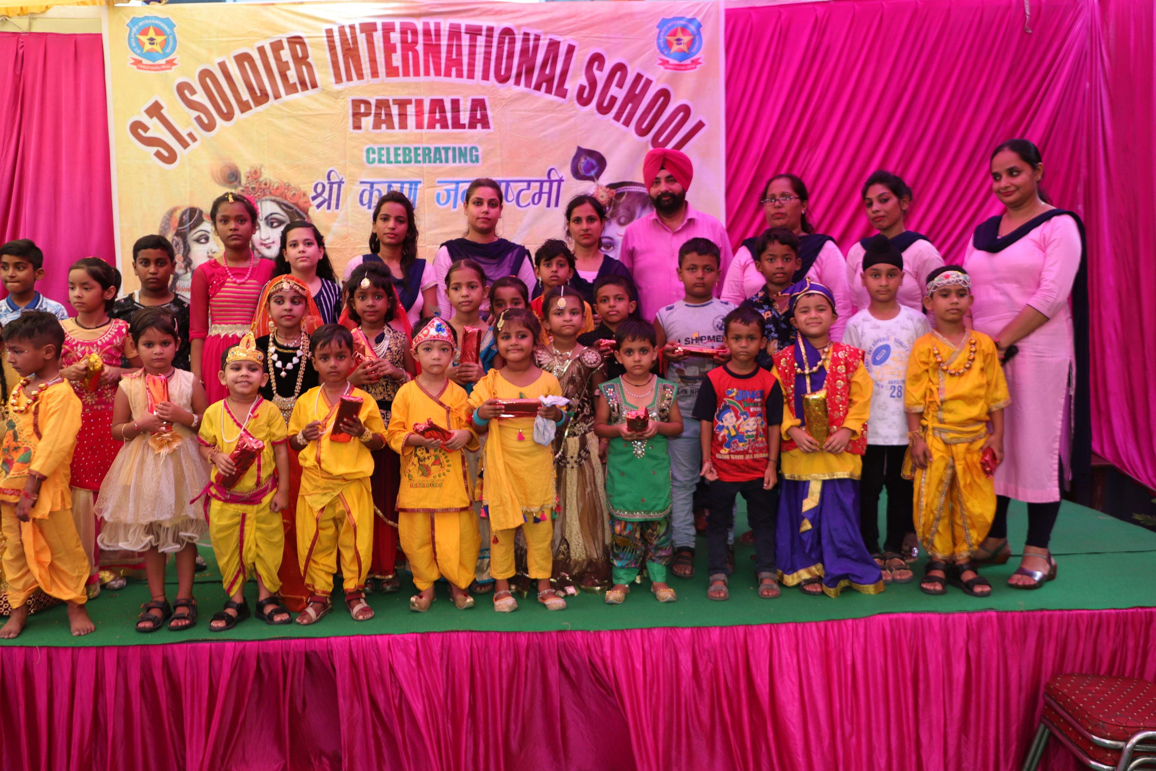 Janmashtami  St. Soldier International School, Patiala